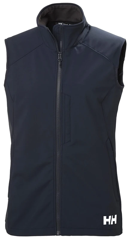 Helly Hansen Women's W Paramount Softshell Vest, Navy, S