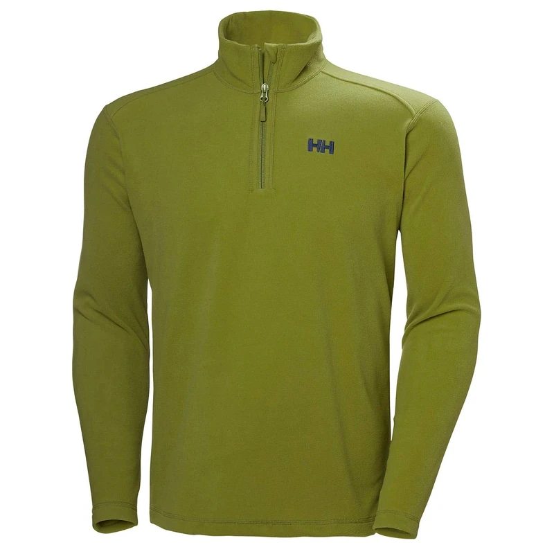 Hellyhansen Daybreaker 1/2 Zip Fleece Jacket Men's Fleece Jacket - Wood Green, XL