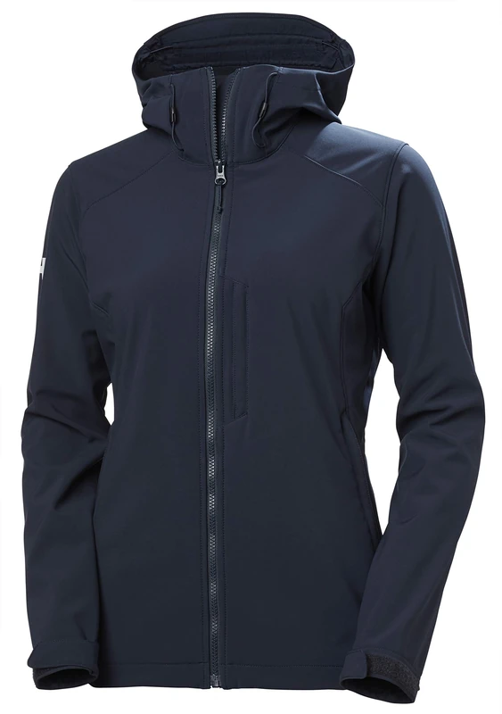 Helly Hansen Women's W Paramount Hood Softshell Jkt, Navy, L