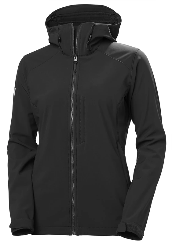 Helly Hansen Women's W Paramount Hood Softshell Jkt, Black, M