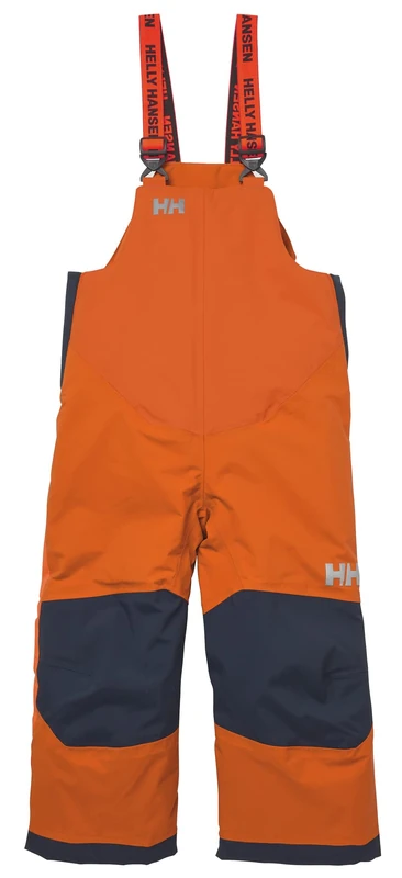 Helly Hansen K Rider 2 Ins Bib Kids Unisex, Neon Orange, 2