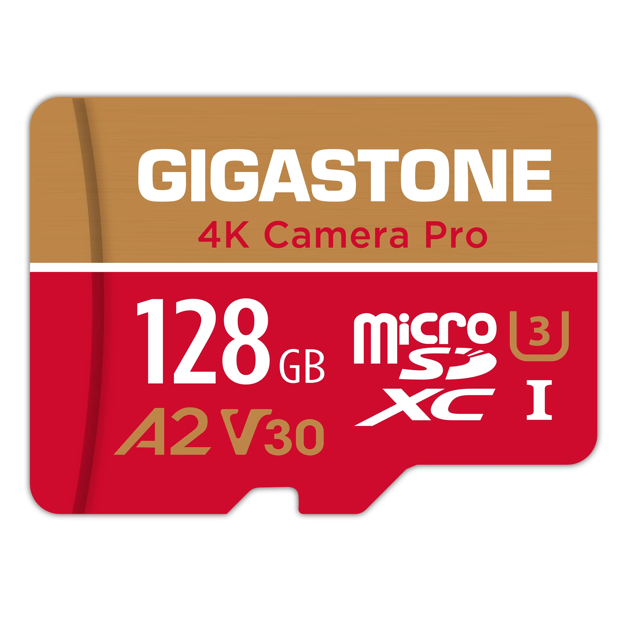 5-Years Data RecoveryGIGASTONE 128GB Micro SD Card, 4K Video Recording for GoPro, Action Camera, DJI, Drone, Nintendo-Switch, R/W up to 100/50 MB/s MicroSDXC Memory Card UHS-I U3 A2 V30 C10