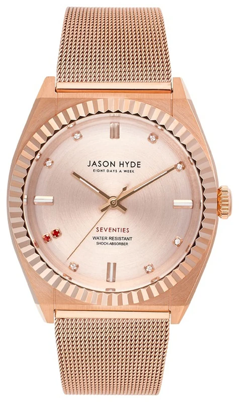 Jason Hyde Ruby-eigth Womens Analogue Quartz Watch with Stainless Steel Bracelet JH20006 - Image 1
