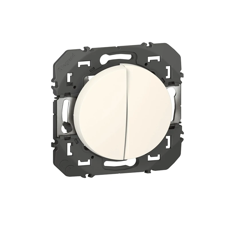 Legrand 095205 BLC Dooxie Double Push Button White Composable