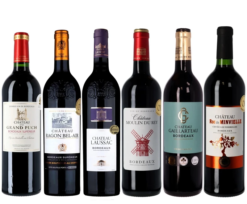 Calvet Collection Bordeaux Gold Medal Tasting - Selection of 6 Bordeaux Gold Medal-winning Red Wines (6 x 0.75 l)
