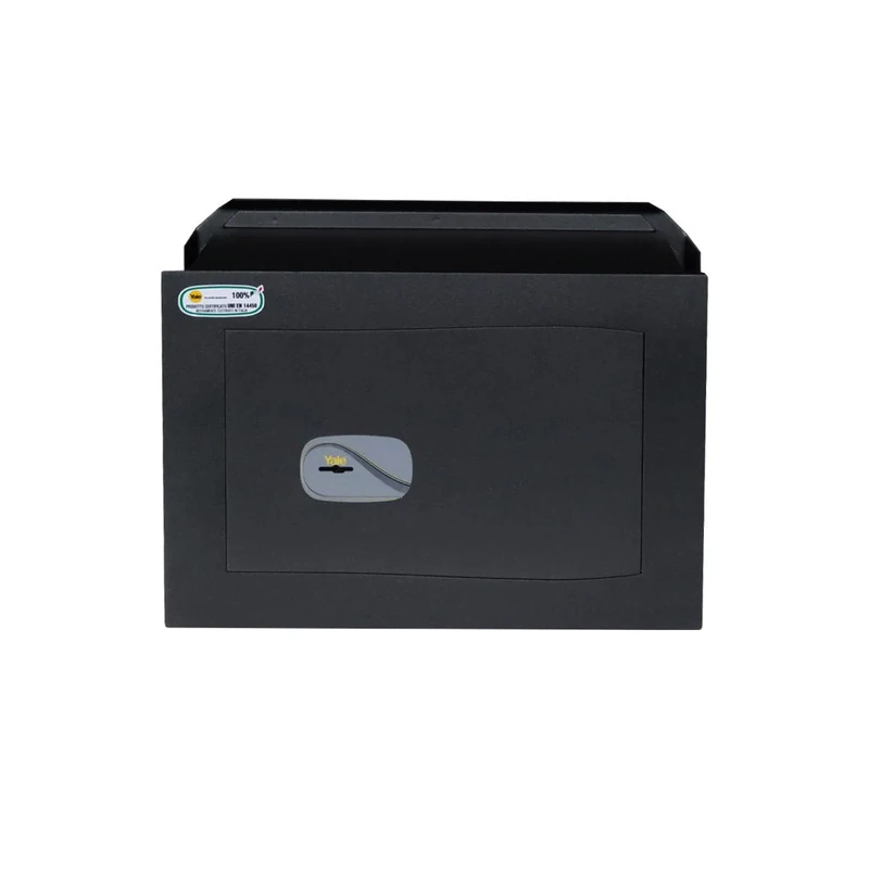 Yale certified key wall-mounted safe