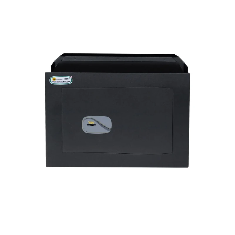 Yale certified key wall-mounted safe