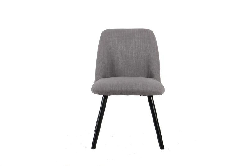 ASPECT Harlow Set of 2 Upholstered Dining Chair, Grey, 53.5(W) x69(D) x78(H) cm CH068DG