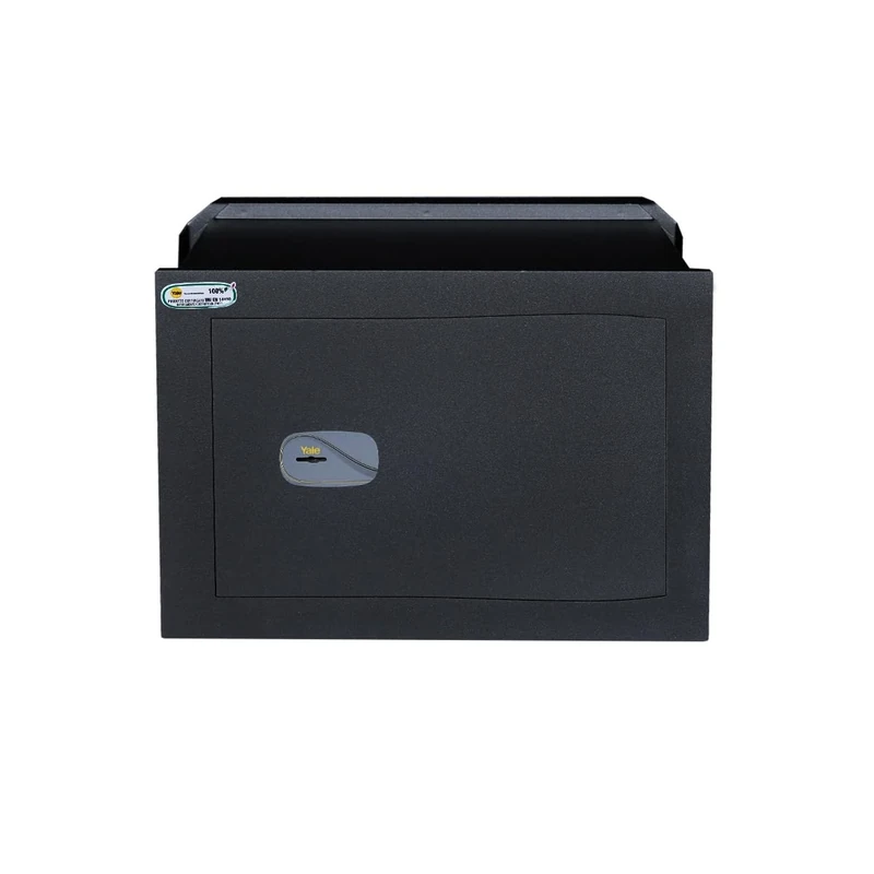 Yale certified key wall-mounted safe