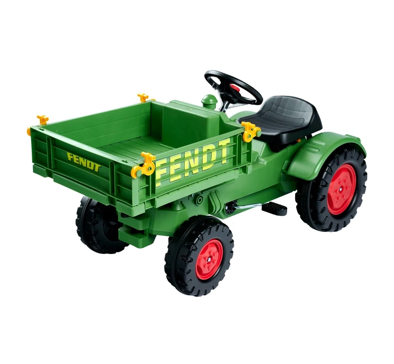 BIG - Fendt Equipment Carrier - Children's Tractor, Toy Vehicle with Precision Chain Drive, 3-Way Adjustable Seat, up to 50 kg, Fendt Licence, for Children from 3 Years