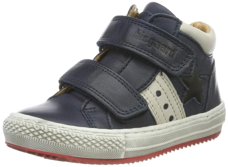 Bisgaard Men's Jacob High Trainers, Navy, 5 UK - Image 1