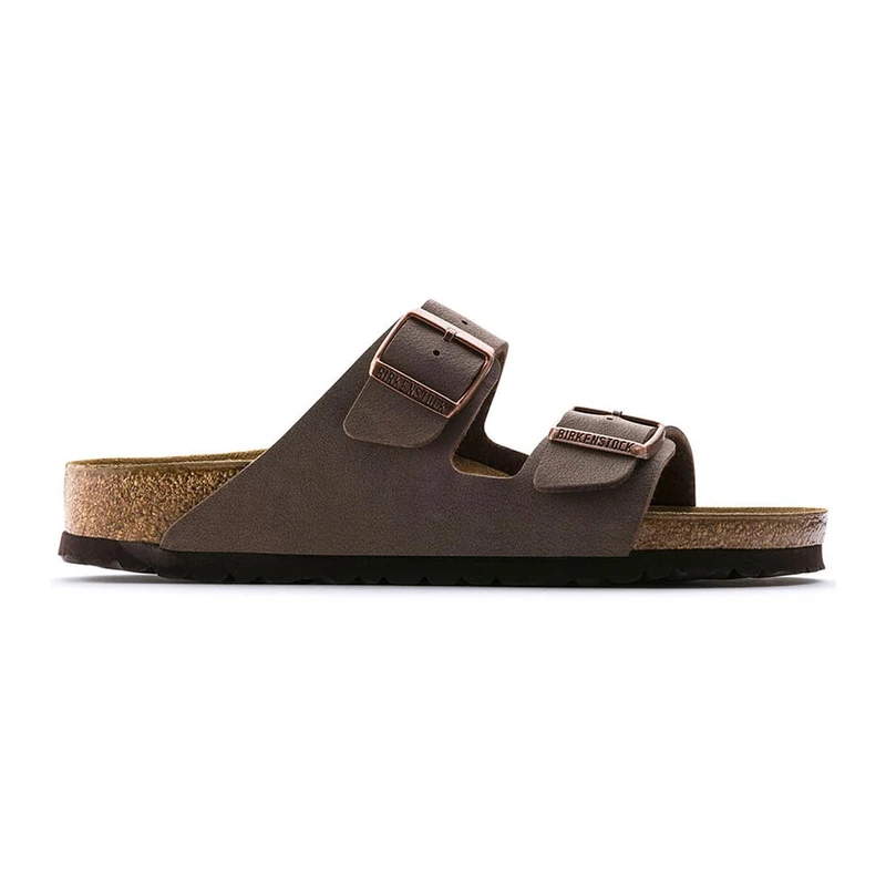 Birkenstock Men's Madrid Sandal Dark Brown Birko Flor Slippers 8 UK Narrow
