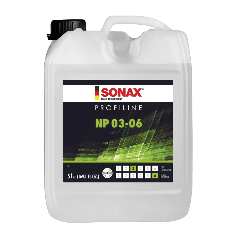 SONAX PROFILINE NP 03-06 High Gloss Polish (5 Litre) Finish polish in a 2-stage polishing process | Item-No. 02085000