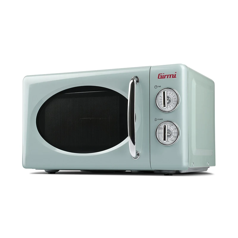 Girmi FM21 magnetronoven vintage design, 20 liter, 700 + 800 W, Groen water