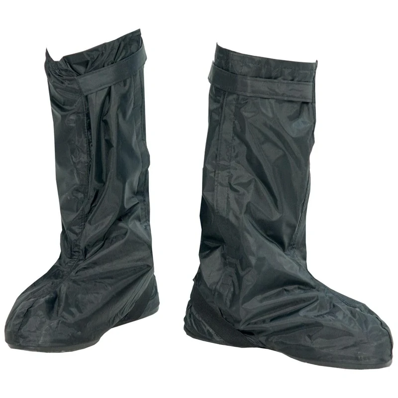 TJ MARVIN Rain Boot Covers E51 with Rubber Sole, Black, S