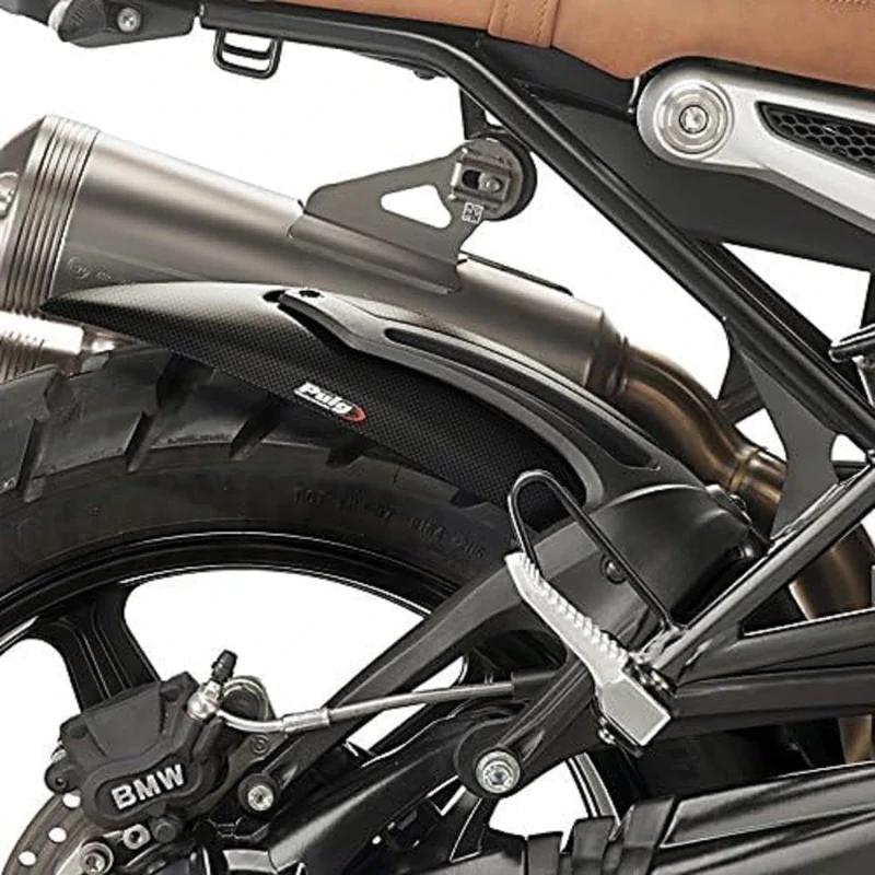 Puig 9464C Rear Fender With Aluminium Support for BMW R Nine T Scrambler 16'-19', Carbon look