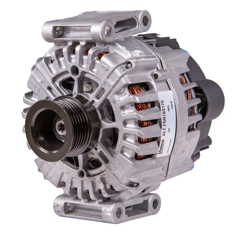 VALEO - 443272-Alternator-- Alternator Charge current: 180 Amp - Grooves: 6 grooves - Pulley diameter: 50 mm - Voltage: 14 V - Rotation direction: CLOCKWISE