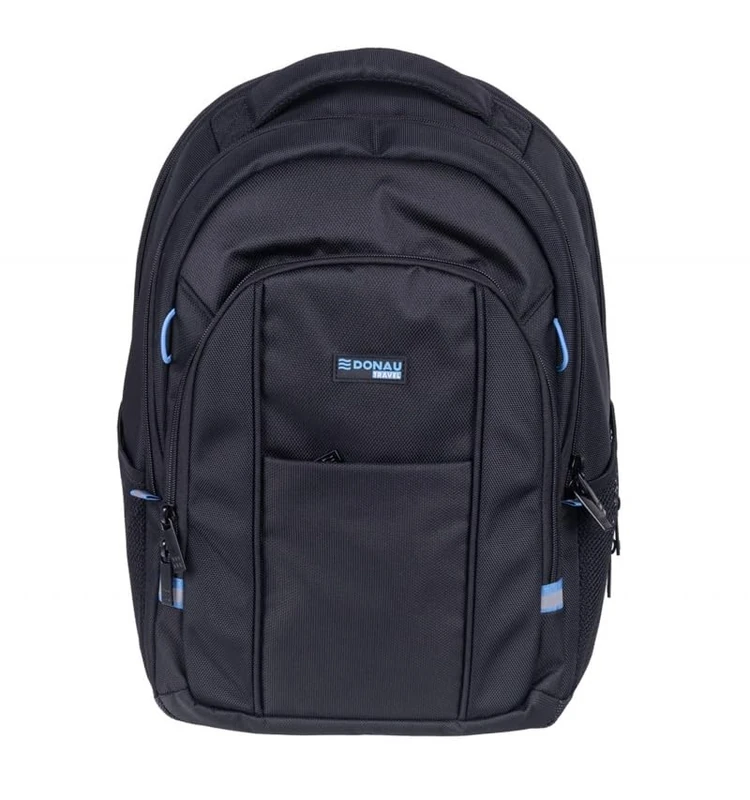 DONAU TRAVEL Paris Laptop Backpack/ 15.6"/ work/university/waterproof material/ 34x20x44 cm/ 30 liter capacity/black/ 5-year warranty - Image 1
