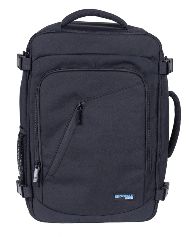 DONAU TRAVEL Business Warsaw Laptop Backpack/Notebook up to 15.6 inch / 23l / Black/Waterproof/Cable with USB port/Travel Backpack Daypack for Travel, School, Office/Women's and Men's - Image 1