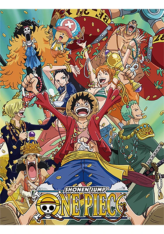 Great Eastern Entertainment One Piece- Group with Money Sublimation Throw Blanket - Image 1