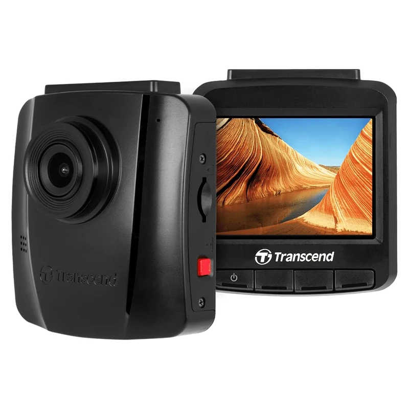 Transcend DrivePro 110 Dash Cam, 2K QHD 1440P, High-Sensitivity Image Sensor, G-Sensor, Built-in Battery, Includes 32GB microSD Card TS-DP110M-32G