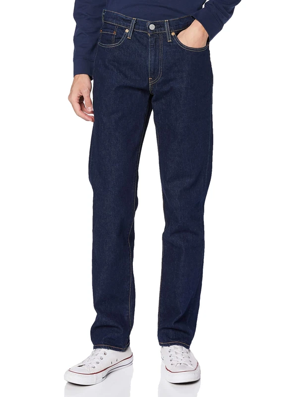 Levi's Men's 514 Straight Fit Jeans, Chain Rinse, 40W / 32L - Image 1
