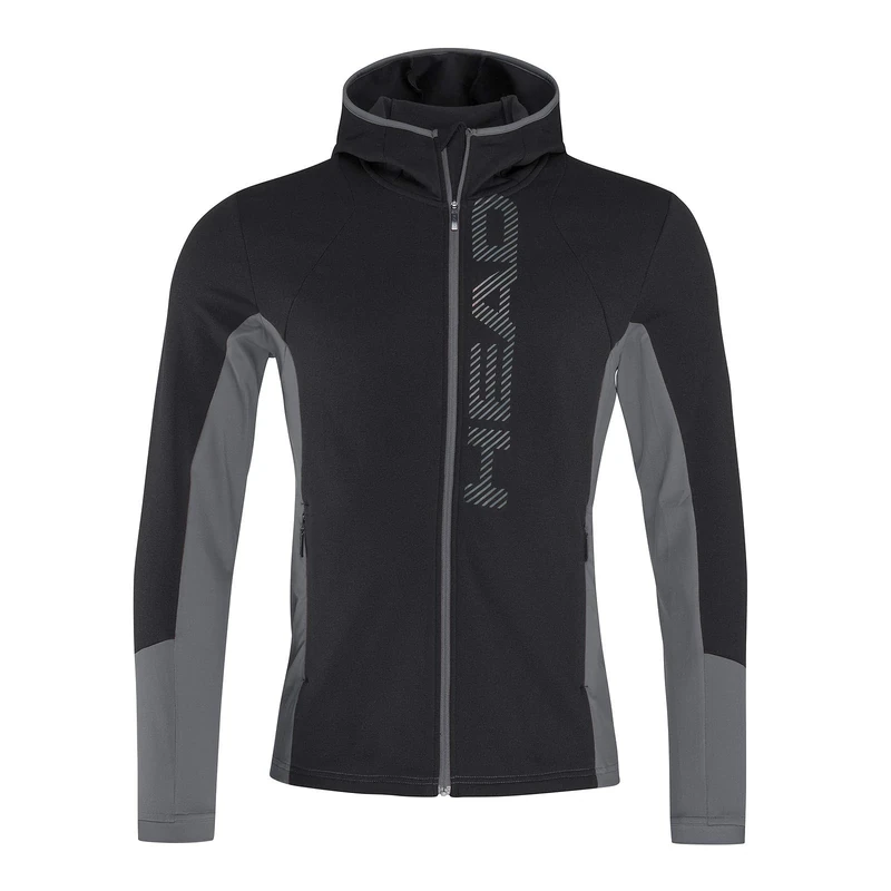 HEAD Men Max Hoody - Black/Anthracite, Large