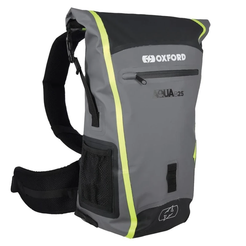 Oxford OL466 Aqua B25 Back Pack 25L Black Fluo Grey. All Weather