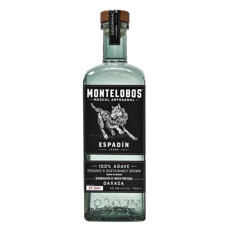 Montelobos Artisinal Mezcal Espadin 70 cl, 43.2% ABV, 100% Agave, Organic And Sustainably Grown, Hints of Freshly Cut Grass, Citrus, Honey & Smoke