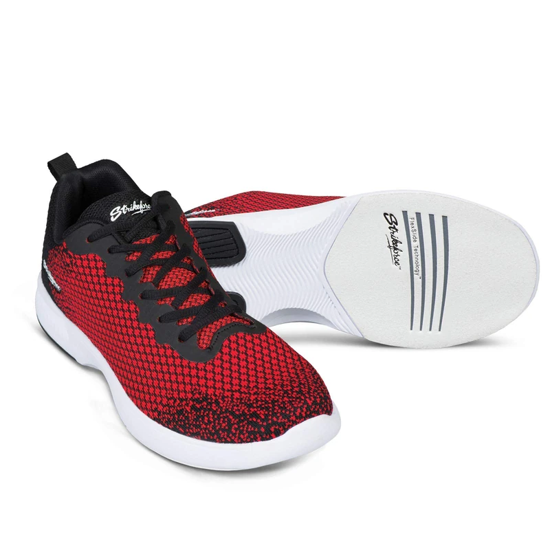 KR Strikeforce Men's Athletic Bowling Shoes Red Black 7 UK - Image 1