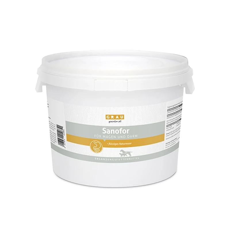 GRAU - the original - Sanofor, healing moor to build up the intestinal flora, for a vital intestinal mucosa and flora, pack of 1 (1 x 2.5 kg), supplementary food for dogs and cats