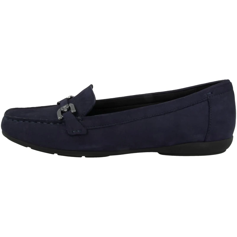 Geox Women's D Annytah Moc A Moccasins, Dk Blue, 2.5 UK