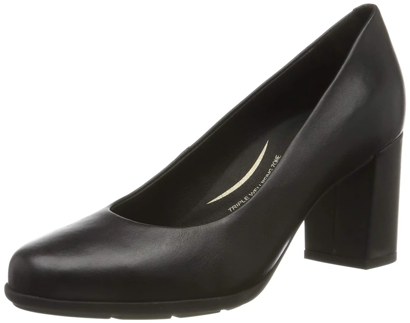 Geox Women's D New Annya a Pumps, Black101, 2.5 UK