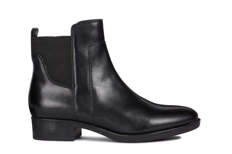 Geox Womens D Felicity G Ankle Boots, Black, 5 UK