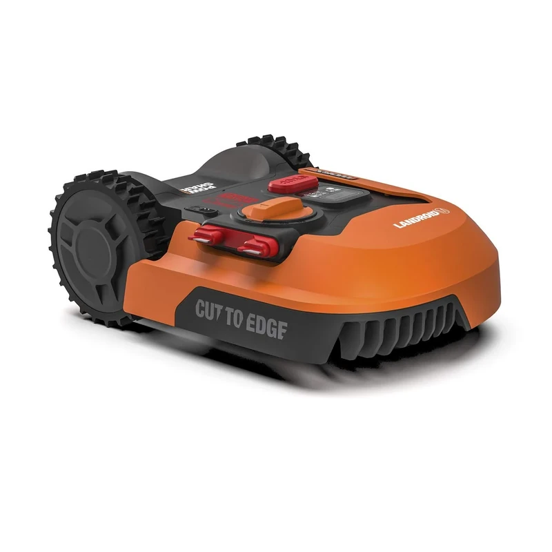 WORX - LANDROID - 1500 m² - Connected Robot Lawn Mower - WR153E (Easy Installation, Configurable, Autonomous, Remote Control via APP, Smart Mowing, Mowing in the Rain)