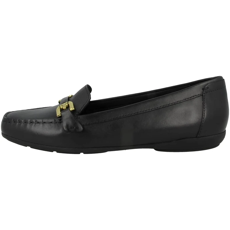 Geox Women's D Annytah Moc A Moccasins, Black Black C4002, 6.5 UK
