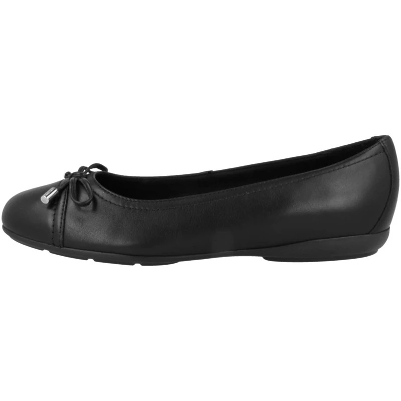 Geox Womens D Annytah Ballerina, Black, 5 UK