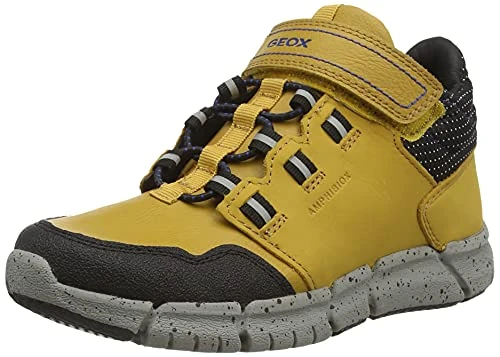 Geox J Flexyper Boy B Abx A, Boys’ Classic Boots, Yellow (Dk Yellow/Royal C2gk4), 6.5 UK (40 EU)