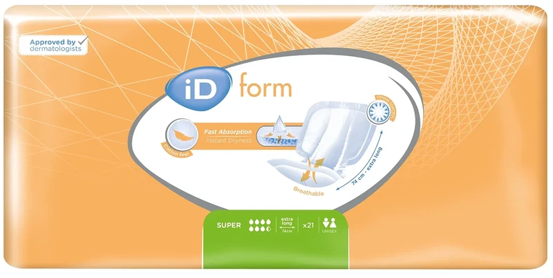 iD Expert Form Pads Super Extra Long 74cm - 21 Pack