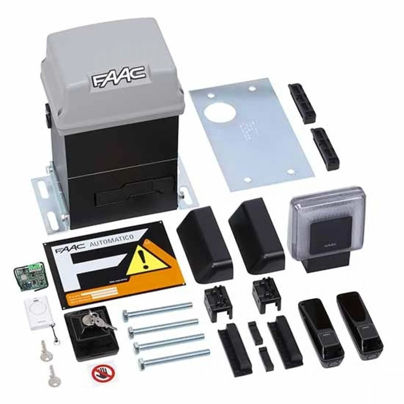 Faac 10564944 Practical Kit 746 230 V Automatic Gate Door Gates Oil Bath Sliding Gate for Heavy Duty Maximum Weight 600 kg