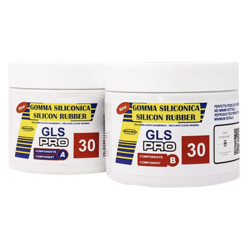 PROCHIMA GS530K1 Gls-PRO Silicone Rubber 30 A+B, Red, 1 kg