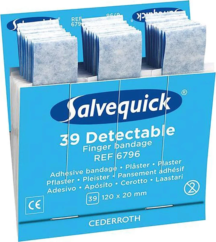 Salvequick - Blue plasters Extra-Long