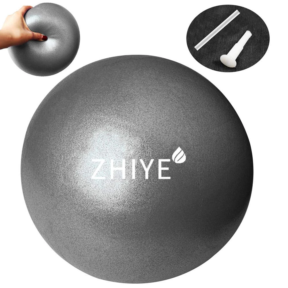 ZHIYE Mini Pilates Ball Yoga Exercise Core Fitness Bender, Stability, Barre, Training, Physical Therapy Anti-Slip Swiss Ball Gym Home