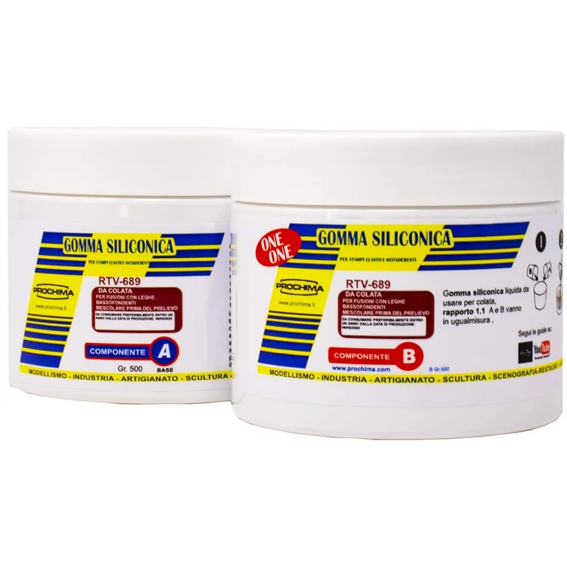 PROCHIMA GS550AT01K1 Silicone Rubber Rtv-689 1:1 A+B, 1 kg