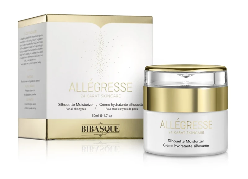 ALLÉGRESSE 24 KARAT SKINCARE Gold Face Moisturizer - Anti Aging Moisturizer - Formulated With Natural Oils, Extracts, And Aquaxyl - Gold Moisturizer For Face - Moisturizing Lotion - Day Cream, 1.7 Oz