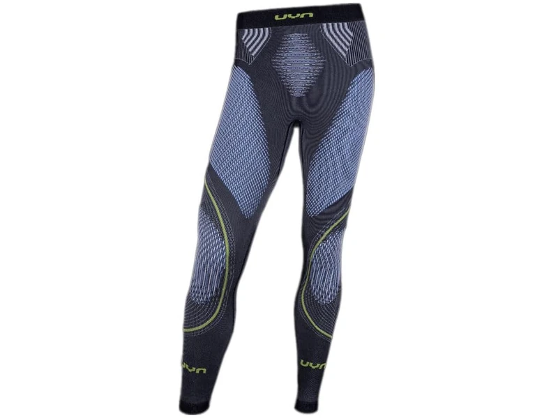UYN U100014 EVOLUTYON UW LONG MELANGE Pants Men's Anthracite melange/Blue/Glossy Yellow XXL - Image 1