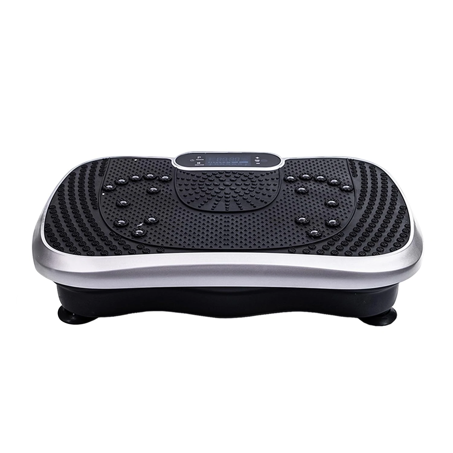 WeightWorld Vibration Plate Exercise Machine - 5 Programs + 99 Intensity Levels - Built-in Bluetooth Speaker - 2 Resistance Bands - Easy-to-Use & Portable Vibrating Plate Exercise Machine