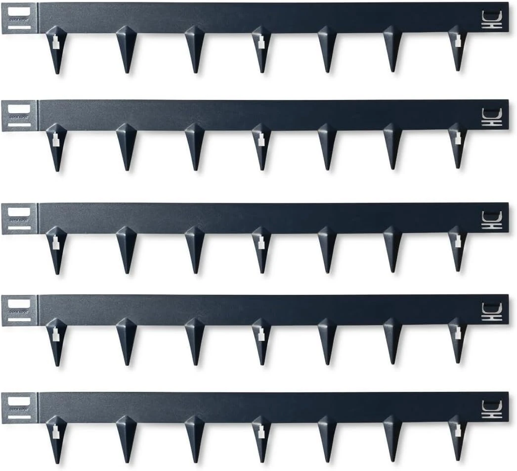 CORE EDGE Lawn Edging | Flexible Decorative Steel Edging Garden Border Edging Lawn Edging Strip Garden Border with a 65mm face height (Black)