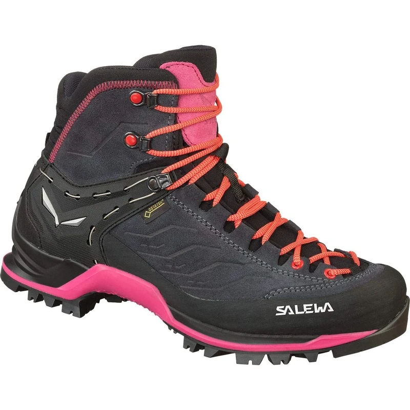 Salewa Ws Mtn Trainer Mid Gtx, Asphalt/Sangria, 3, Female