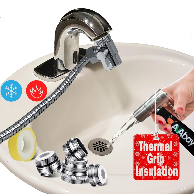 AVAbay Sink Faucet Handheld Bidet Sprayer with 80 inch Hose